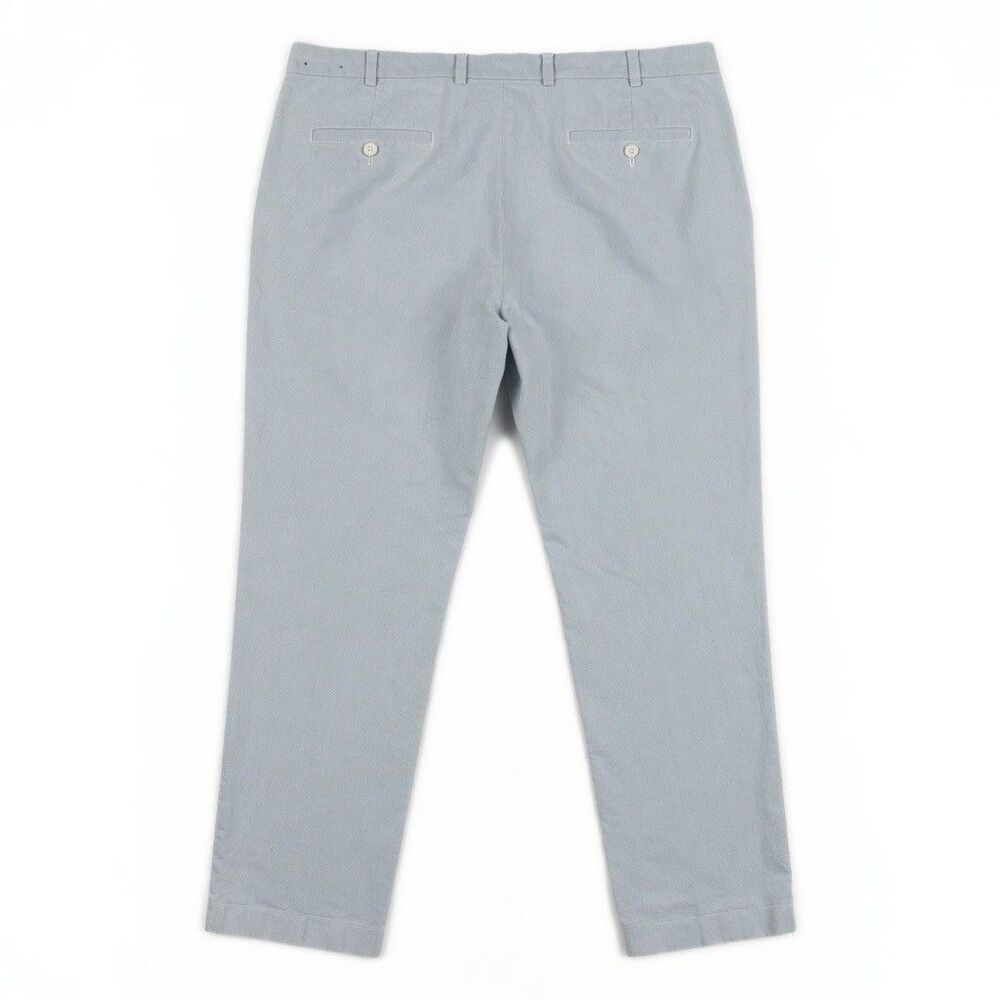 Brooks Brothers Chino Clark Pants W40 L32 100% Cotton Light Blue And Gray Lot 2 - Picture 10 of 16